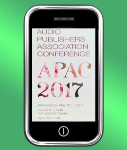APAC 2017 logo on a phone screen