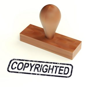 Copyrighted Rubber Stamp